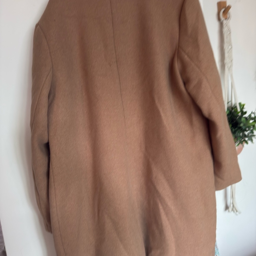 Abercrombie oversized dad Brown Trench Coat - Picture 2 of 5